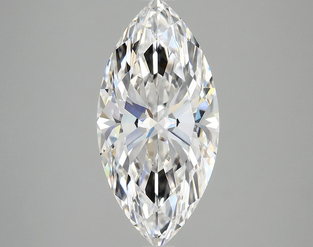 3.07 Carat Marquise Shaped Excellent Cut VVS2 IGI Certified Lab Grown Diamond