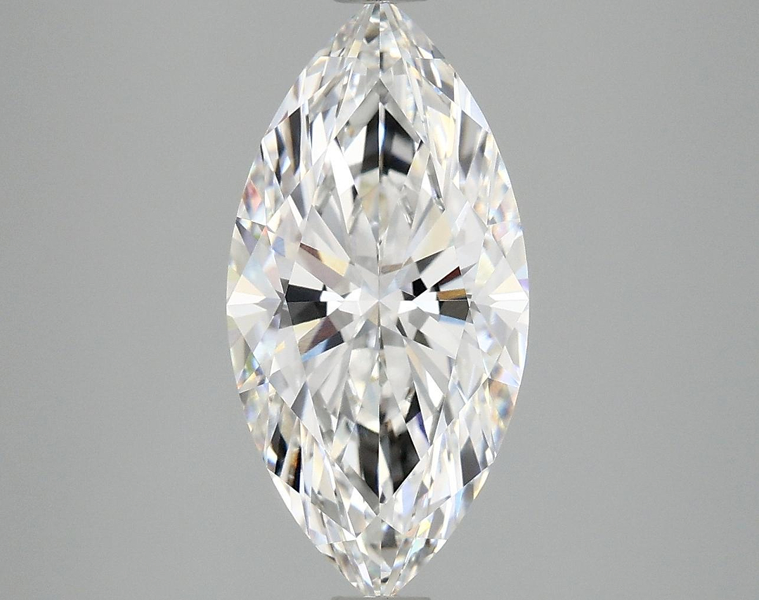 3.09 Carat Marquise Shaped Ideal Cut VVS2 IGI Certified Lab Grown Diamond