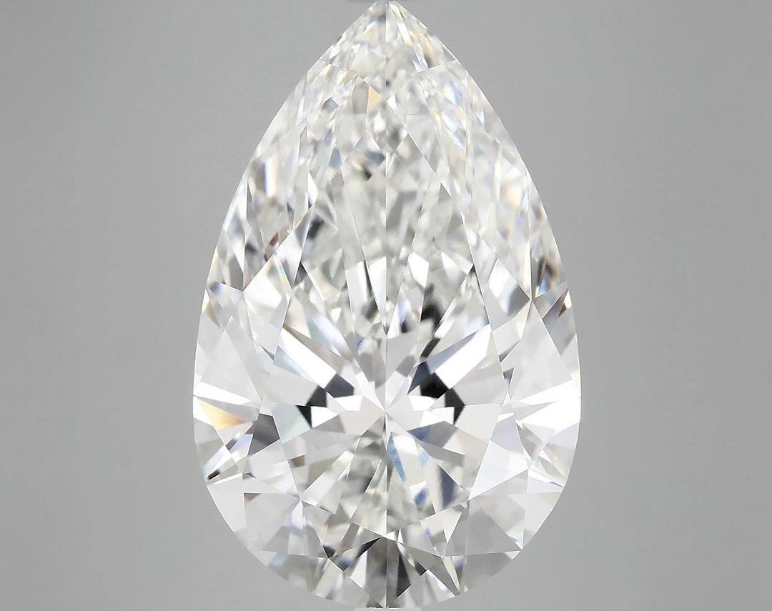 9.7 Carat Pear Shaped Ideal Cut VVS2 IGI Certified Lab Grown Diamond