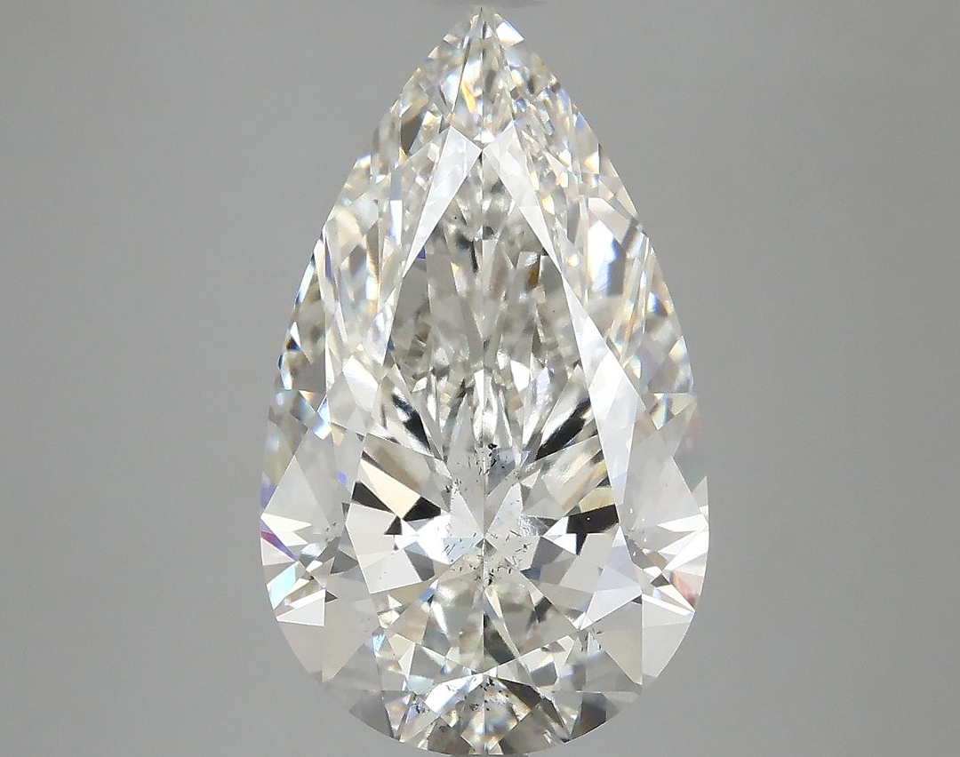 5.12 Carat Pear Shaped Ideal Cut SI1 IGI Certified Lab Grown Diamond
