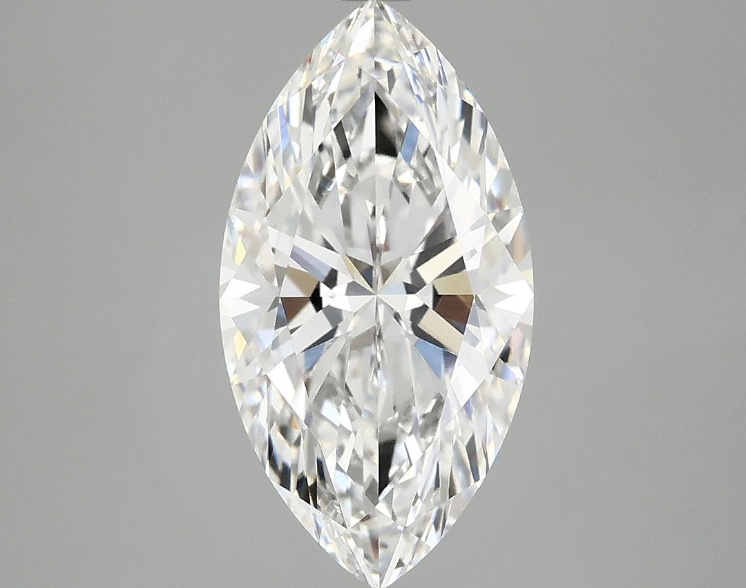 3.05 Carat Marquise Shaped Excellent Cut VVS2 IGI Certified Lab Grown Diamond