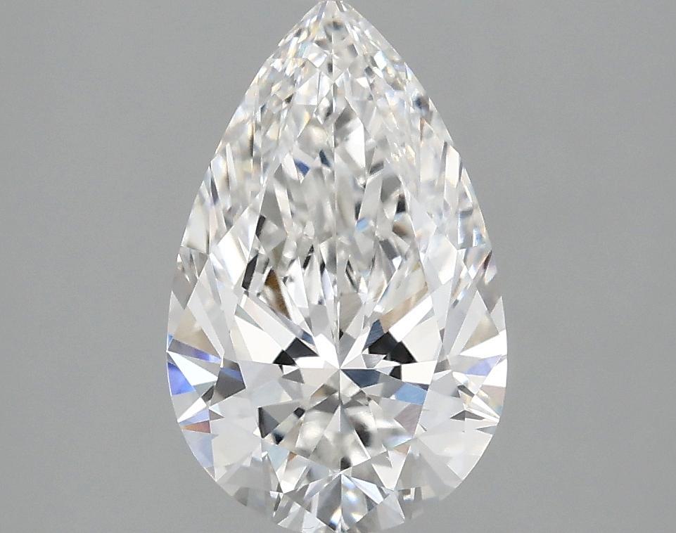 2.03 Carat Pear Shaped Ideal Cut VVS1 IGI Certified Lab Grown Diamond