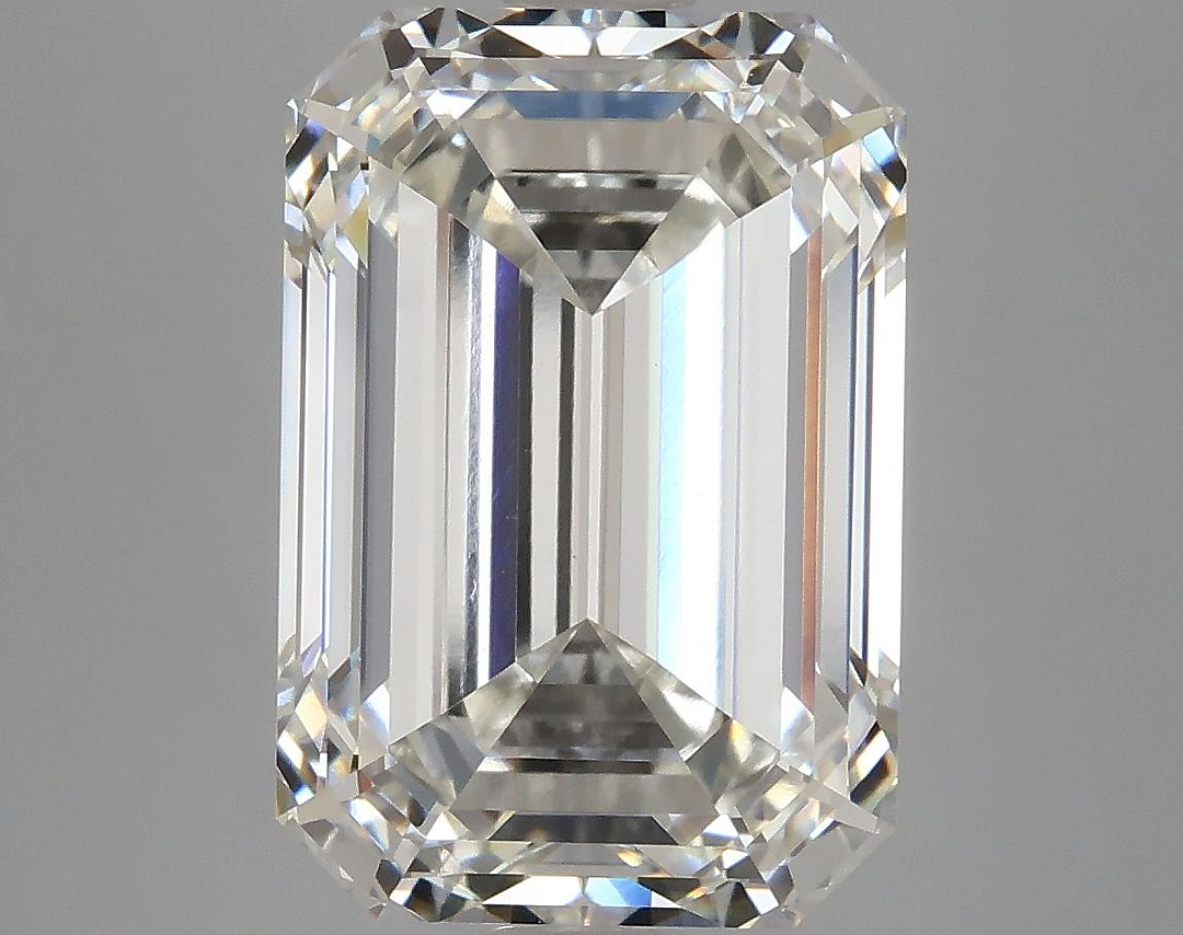 7.55 Carat Emerald Shaped Ideal Cut VVS2 IGI Certified Lab Grown Diamond
