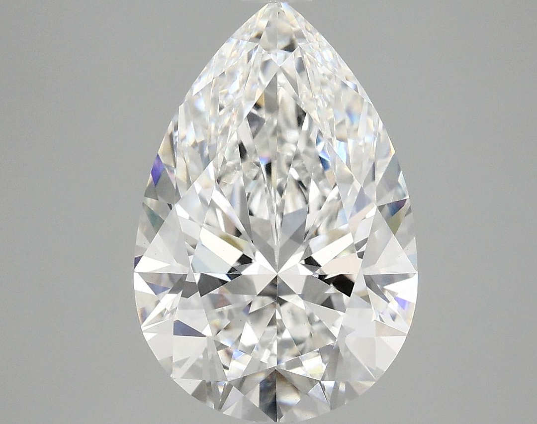 4.08 Carat Pear Shaped Excellent Cut VS1 IGI Certified Lab Grown Diamond