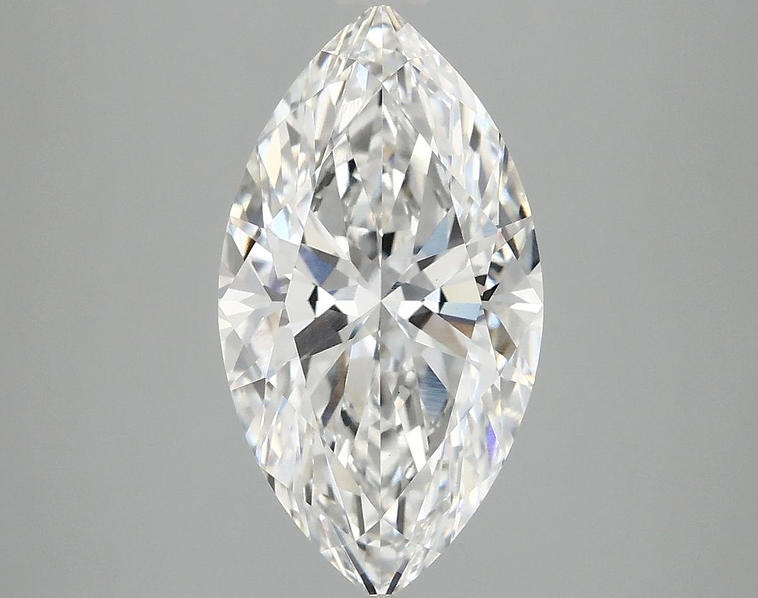 3.09 Carat Marquise Shaped Excellent Cut VVS2 IGI Certified Lab Grown Diamond
