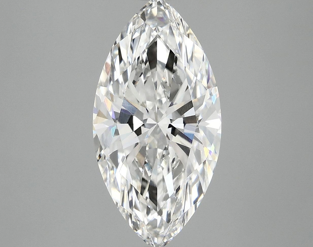 3.09 Carat Marquise Shaped Ideal Cut VVS2 IGI Certified Lab Grown Diamond