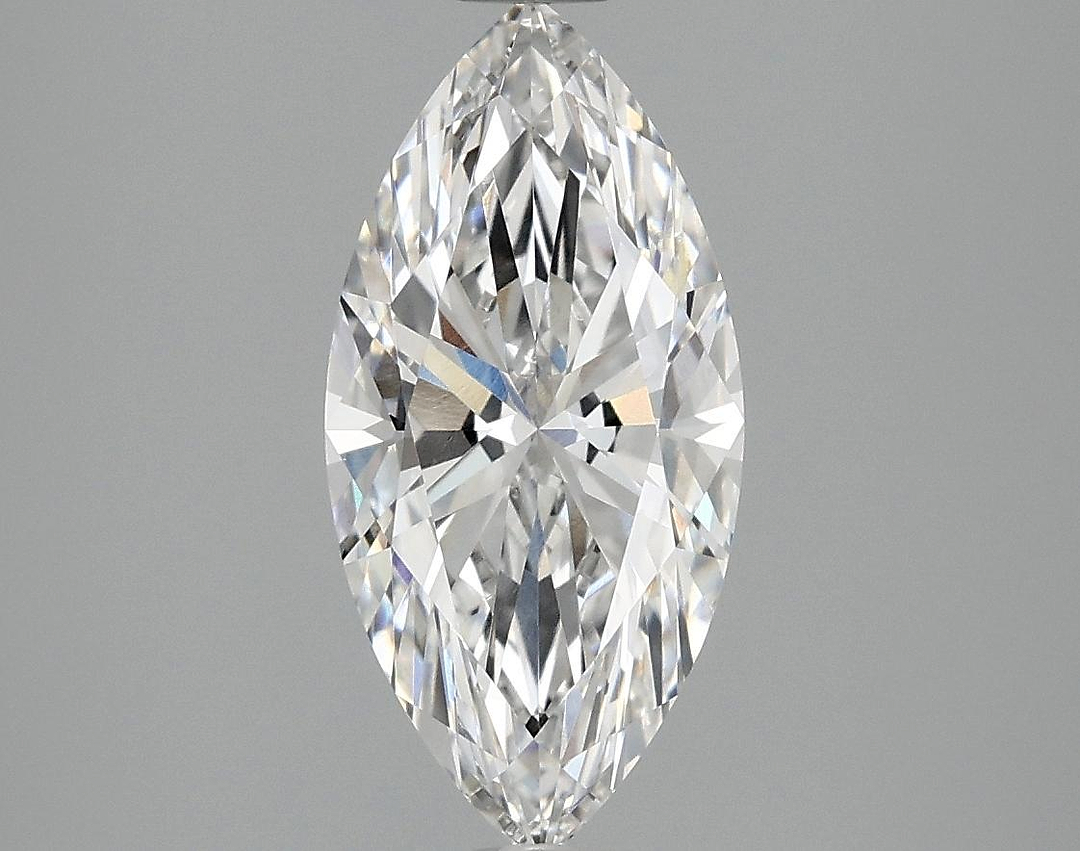 2.07 Carat Marquise Shaped Excellent Cut VVS2 IGI Certified Lab Grown Diamond