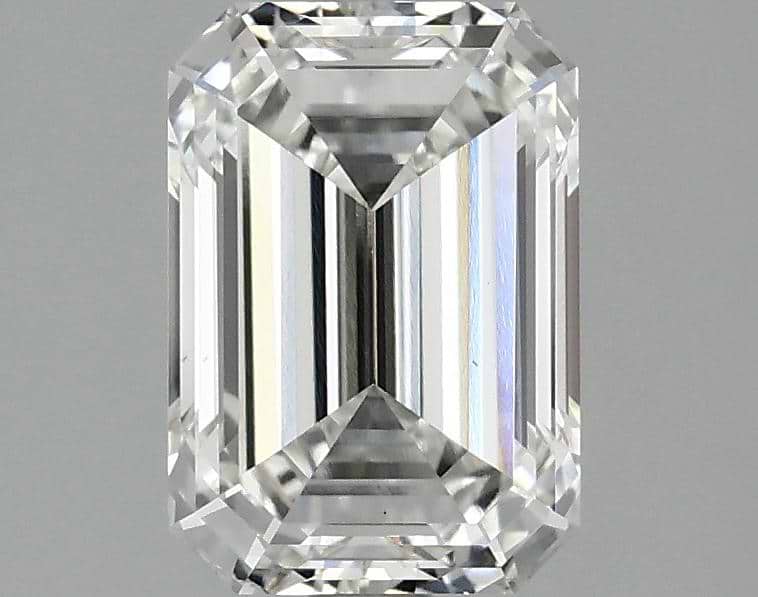 2.09 Carat Emerald Shaped Ideal Cut VS1 IGI Certified Lab Grown Diamond