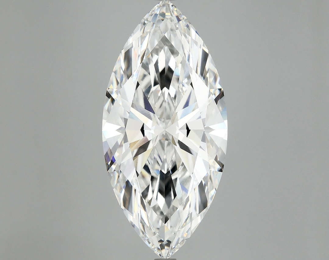 9.6 Carat Marquise Shaped Excellent Cut VVS2 IGI Certified Lab Grown Diamond