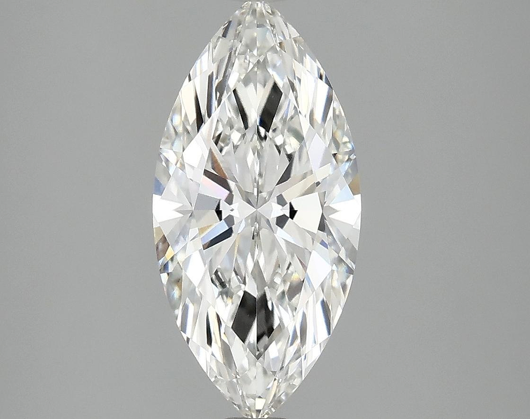 2.01 Carat Marquise Shaped Excellent Cut VVS2 IGI Certified Lab Grown Diamond