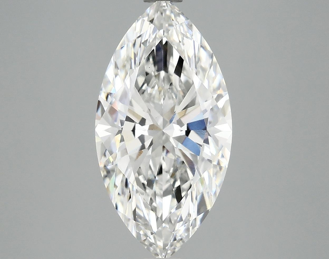 3.07 Carat Marquise Shaped Ideal Cut VVS2 IGI Certified Lab Grown Diamond