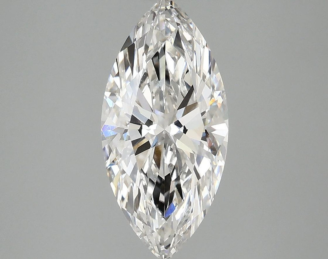 2.07 Carat Marquise Shaped Excellent Cut VVS2 IGI Certified Lab Grown Diamond