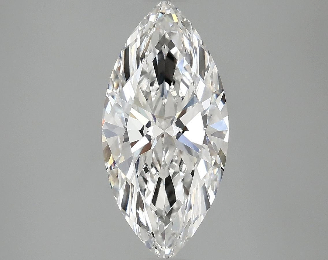 2.03 Carat Marquise Shaped Excellent Cut VVS2 IGI Certified Lab Grown Diamond