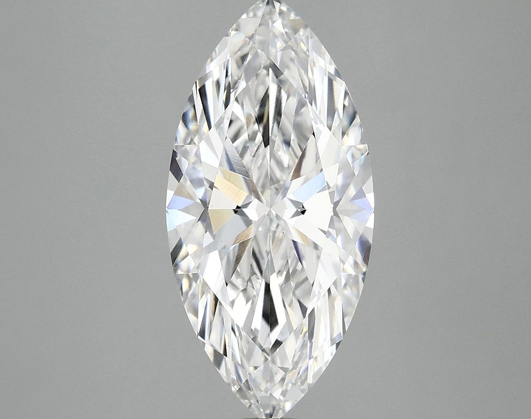 2.98 Carat Marquise Shaped Excellent Cut VVS2 IGI Certified Lab Grown Diamond