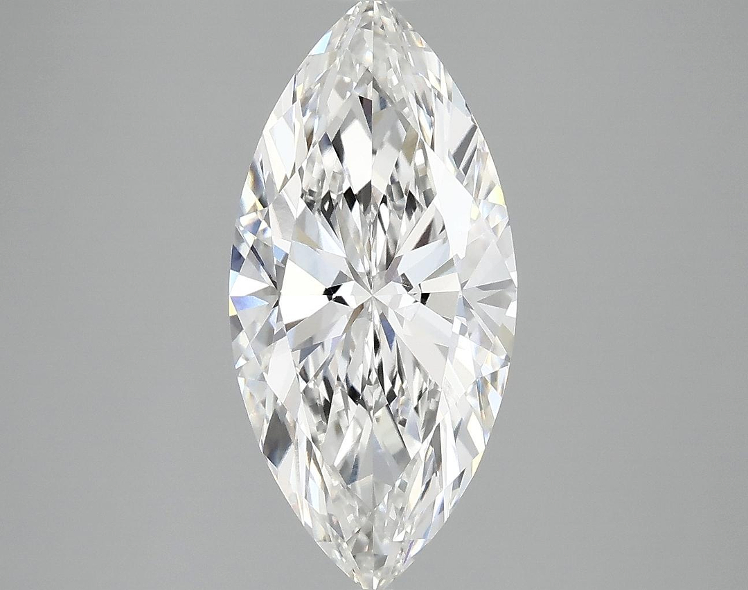 3.01 Carat Marquise Shaped Excellent Cut VVS2 IGI Certified Lab Grown Diamond