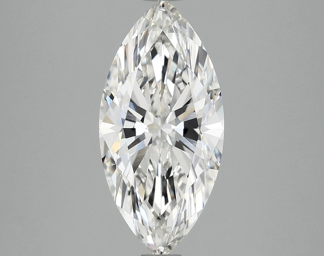 2.52 Carat Marquise Shaped Excellent Cut VVS2 IGI Certified Lab Grown Diamond