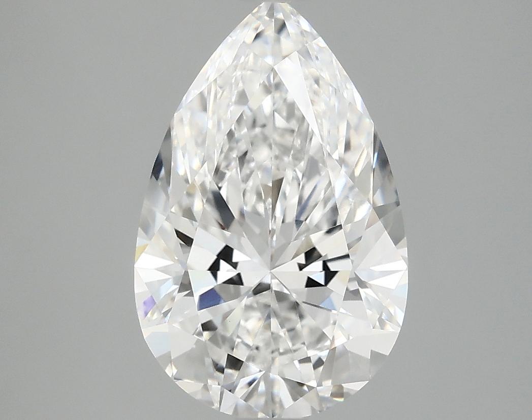 3.03 Carat Pear Shaped Ideal Cut VVS2 IGI Certified Lab Grown Diamond