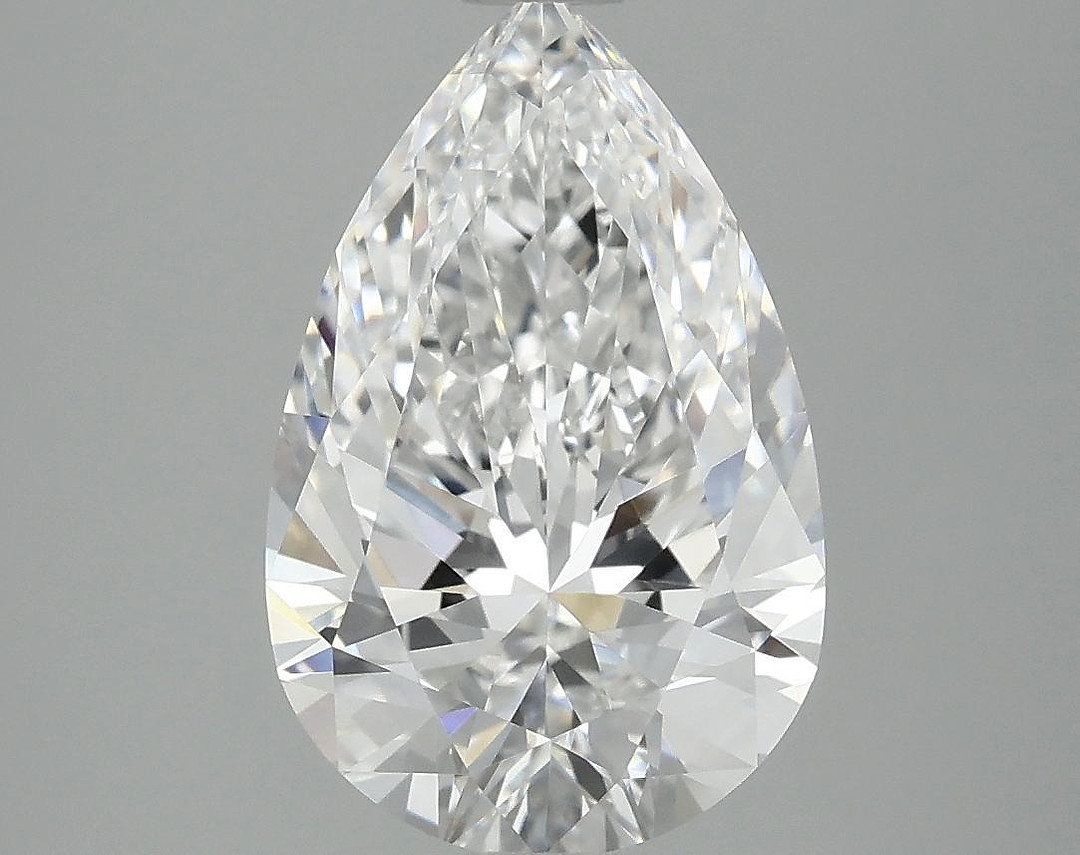 2.97 Carat Pear Shaped Ideal Cut VVS2 IGI Certified Lab Grown Diamond