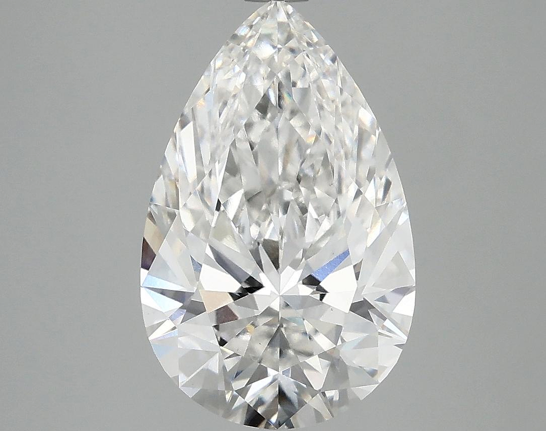 3.09 Carat Pear Shaped Ideal Cut VS1 IGI Certified Lab Grown Diamond