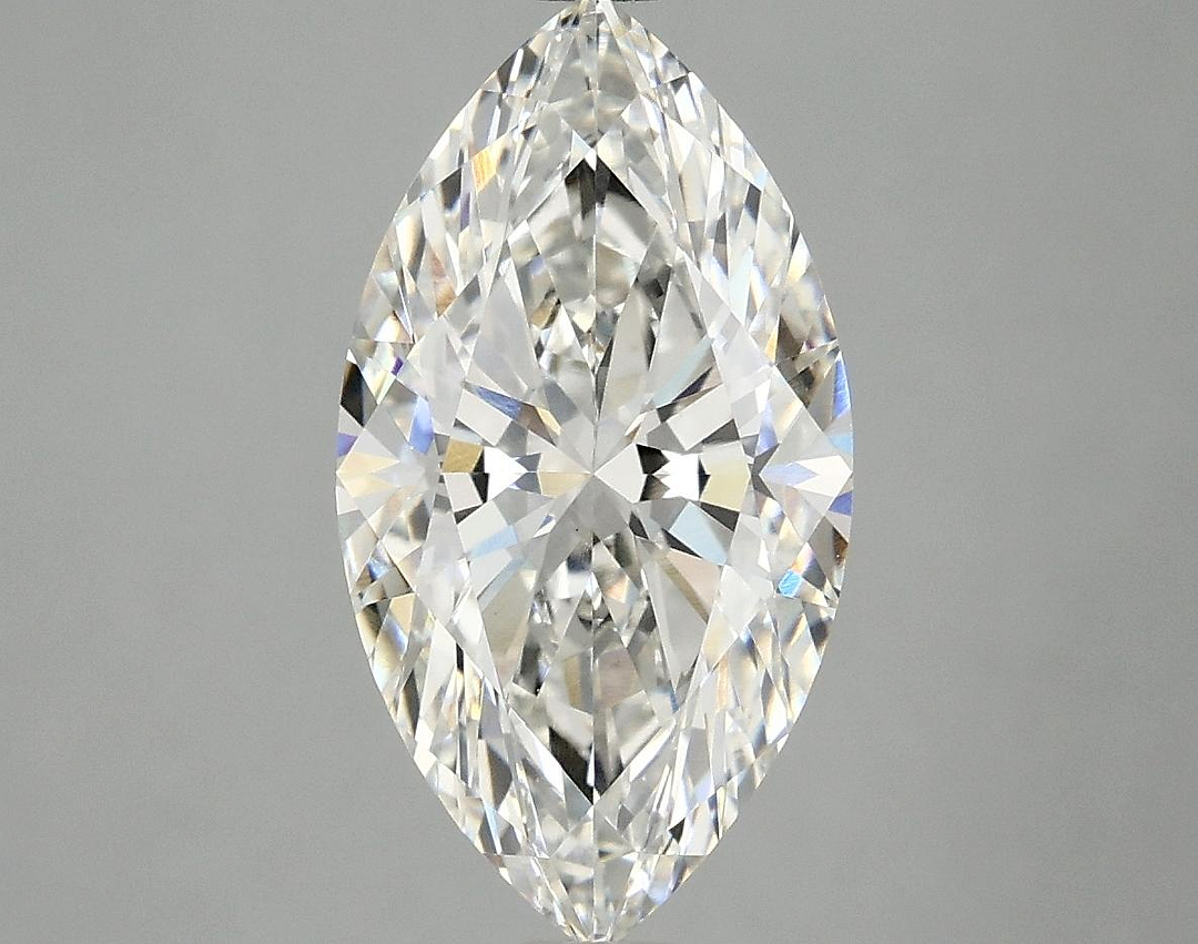 3.05 Carat Marquise Shaped Excellent Cut VVS2 IGI Certified Lab Grown Diamond