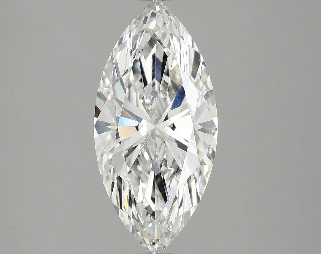 2.03 Carat Marquise Shaped Excellent Cut VVS2 IGI Certified Lab Grown Diamond