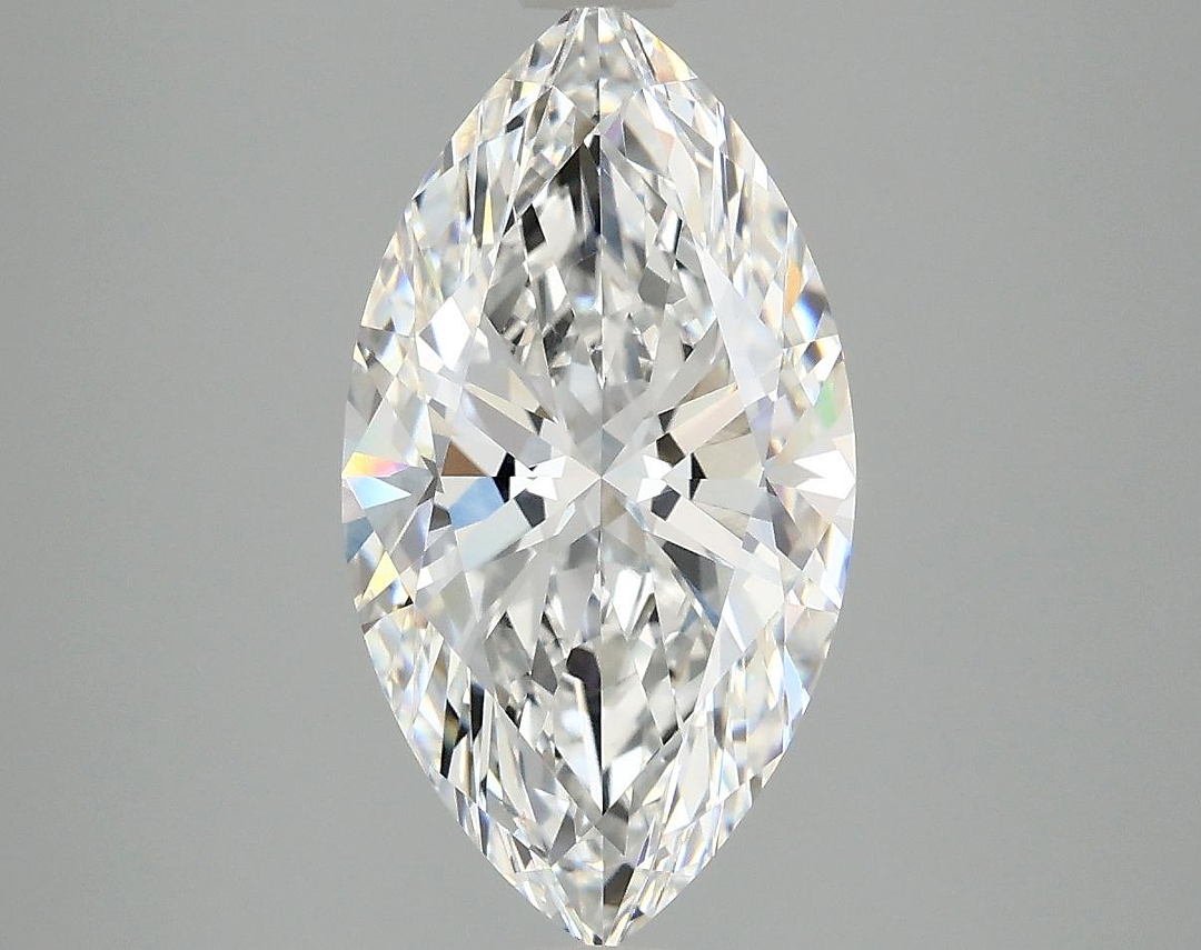 3.04 Carat Marquise Shaped Excellent Cut VVS2 IGI Certified Lab Grown Diamond
