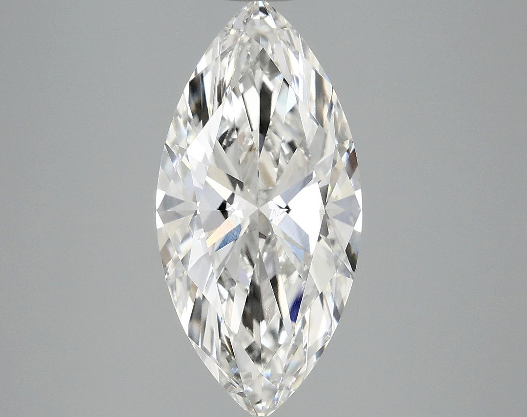 3.03 Carat Marquise Shaped Excellent Cut VVS2 IGI Certified Lab Grown Diamond