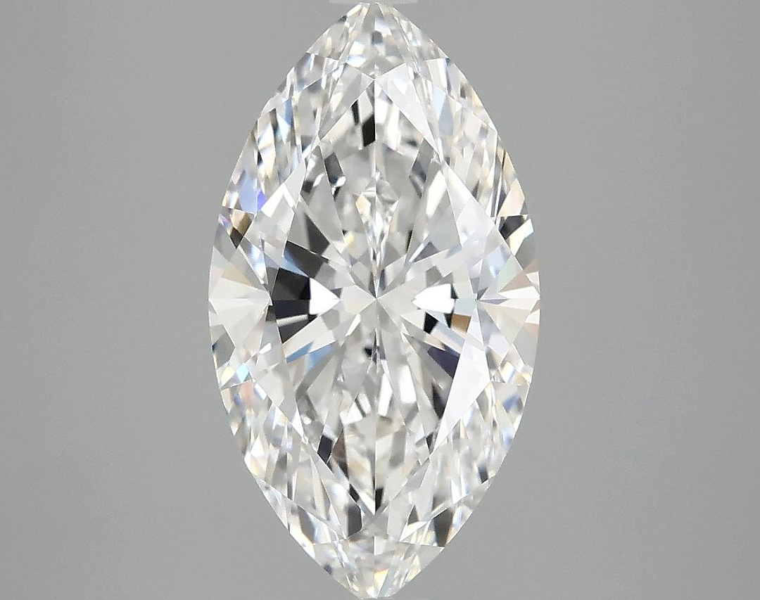 3.02 Carat Marquise Shaped Excellent Cut VVS2 IGI Certified Lab Grown Diamond