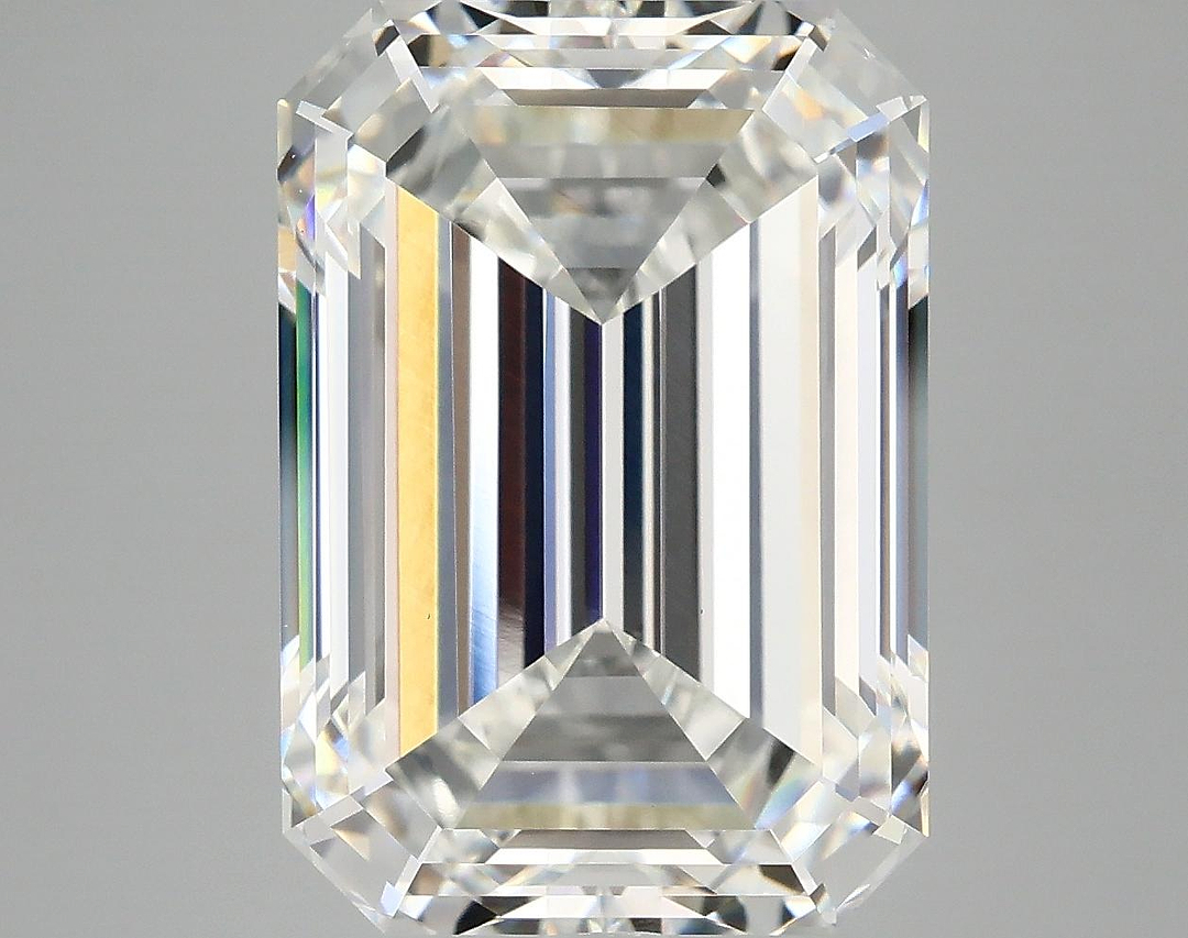 10.25 Carat Emerald Shaped Ideal Cut VVS2 IGI Certified Lab Grown Diamond