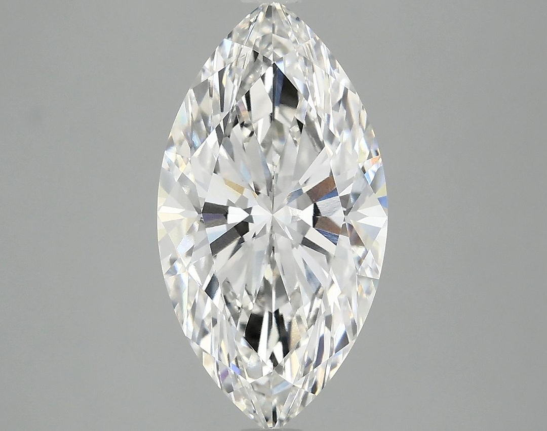 3.55 Carat Marquise Shaped Excellent Cut VVS2 IGI Certified Lab Grown Diamond