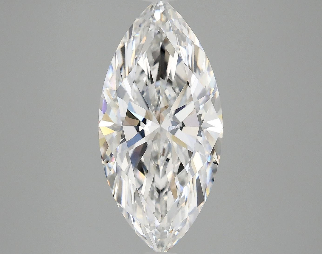 3.07 Carat Marquise Shaped Excellent Cut VVS2 IGI Certified Lab Grown Diamond