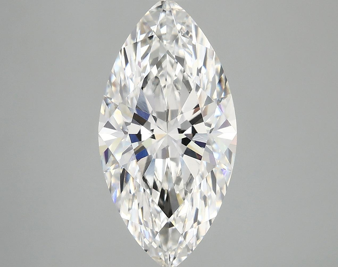 3.07 Carat Marquise Shaped Ideal Cut VVS2 IGI Certified Lab Grown Diamond