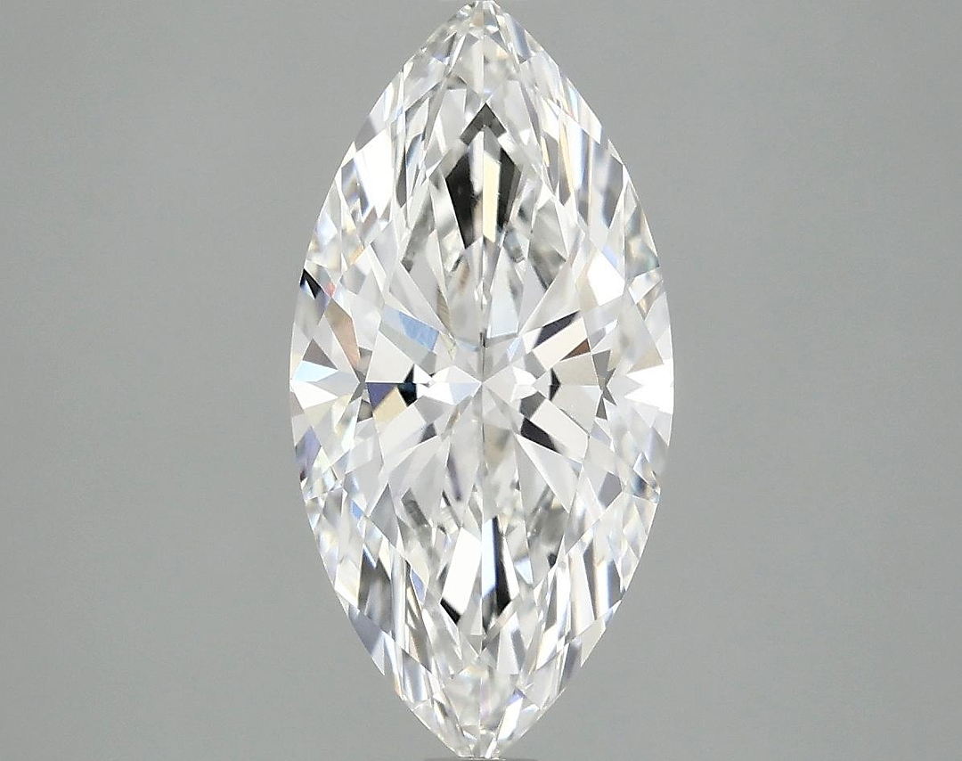 2.1 Carat Marquise Shaped Ideal Cut VVS2 IGI Certified Lab Grown Diamond