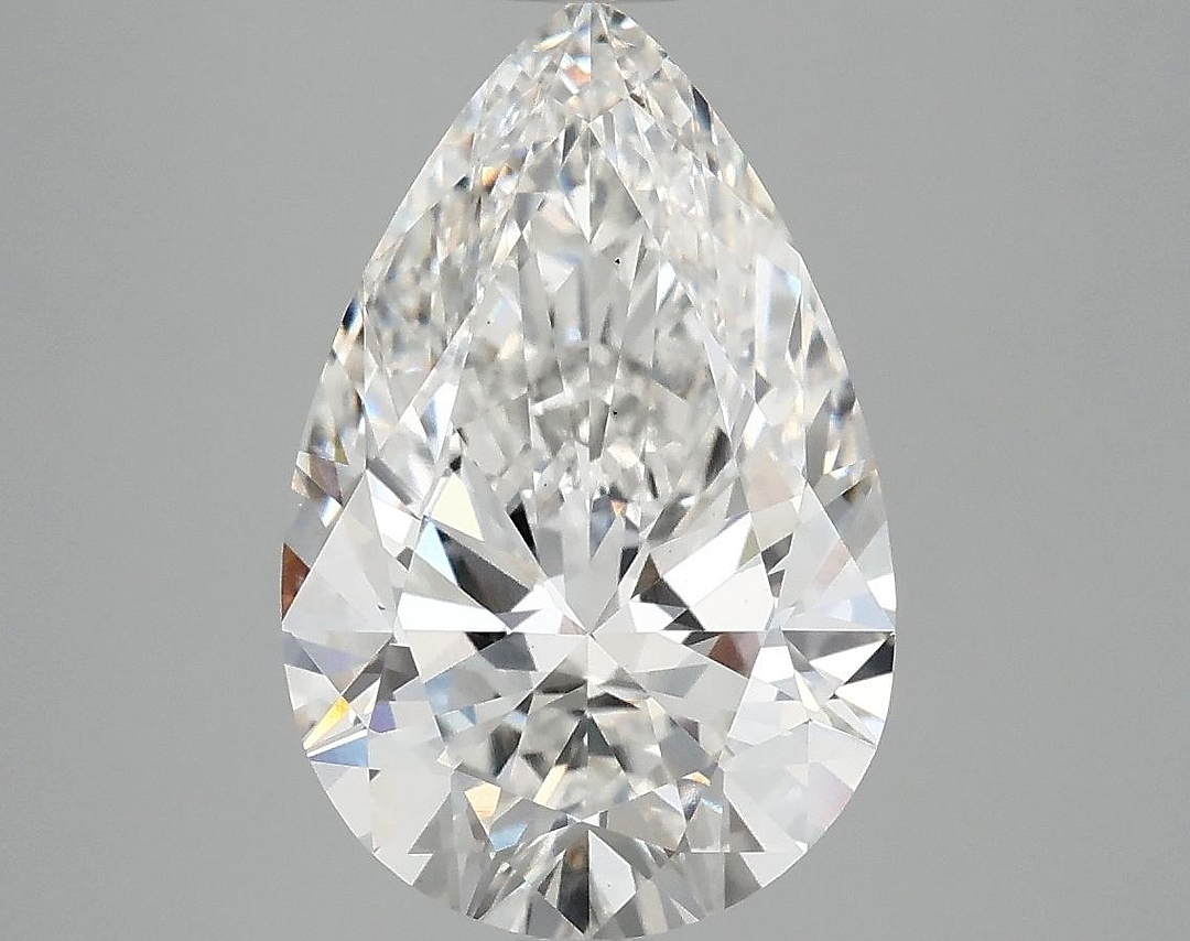 4.09 Carat Pear Shaped Ideal Cut VS1 IGI Certified Lab Grown Diamond