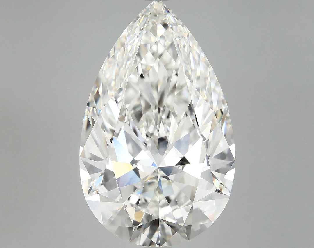 10.87 Carat Pear Shaped Ideal Cut VVS2 IGI Certified Lab Grown Diamond
