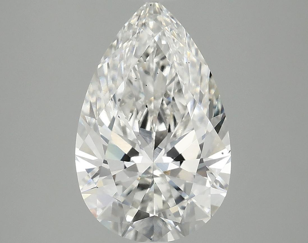 3.09 Carat Pear Shaped Ideal Cut SI1 IGI Certified Lab Grown Diamond