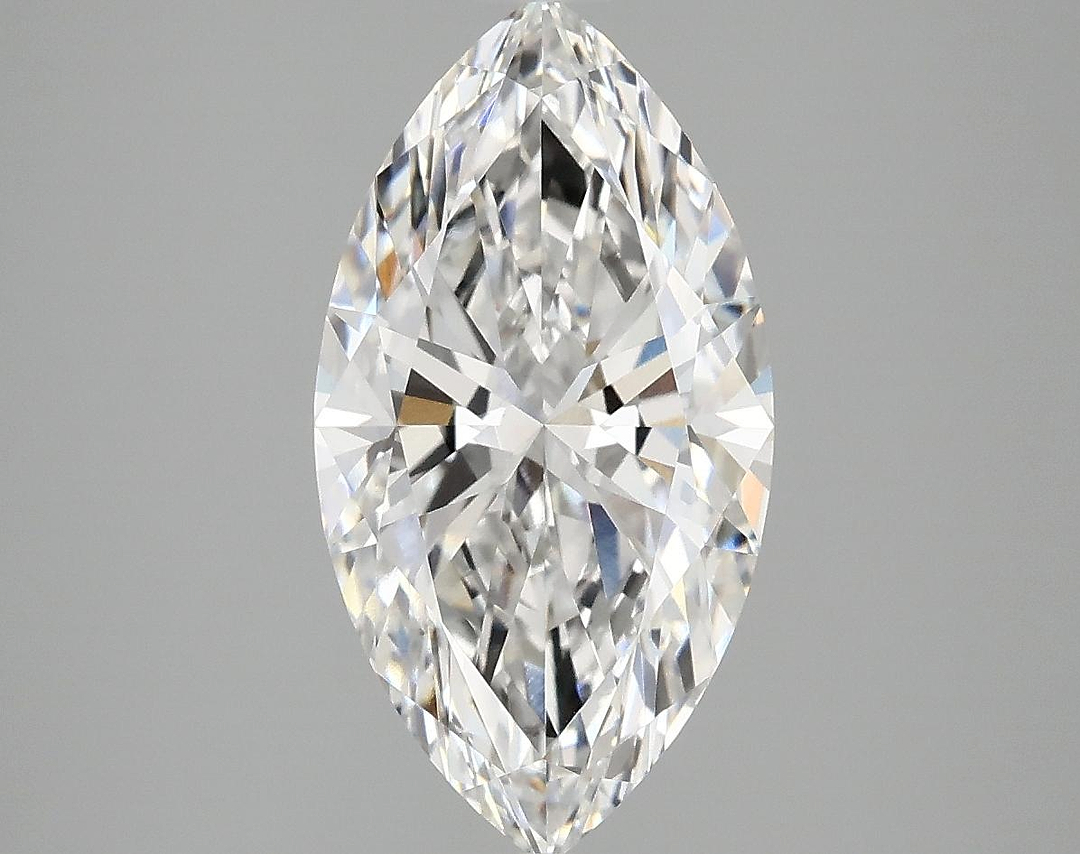 2.98 Carat Marquise Shaped Excellent Cut VVS2 IGI Certified Lab Grown Diamond