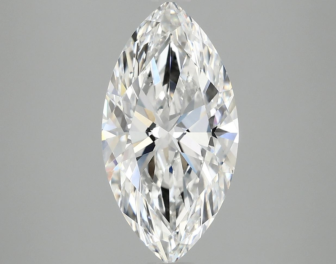 3.0 Carat Marquise Shaped Ideal Cut VVS2 IGI Certified Lab Grown Diamond