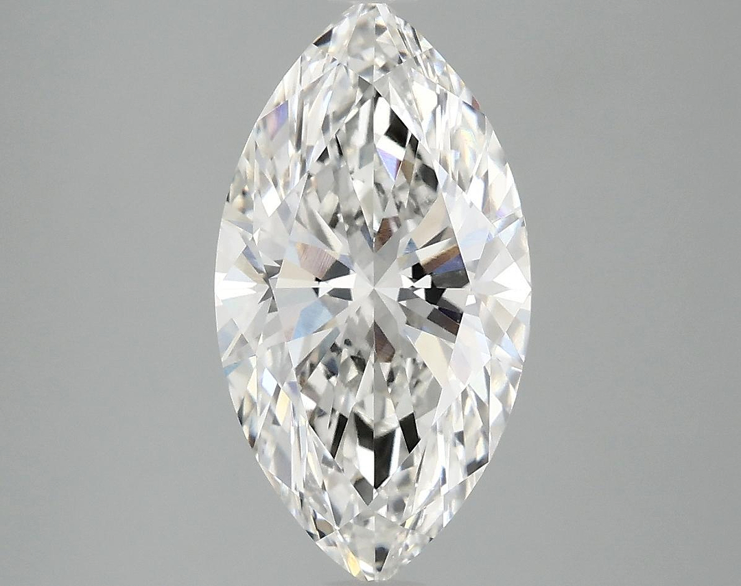 3.02 Carat Marquise Shaped Excellent Cut VVS2 IGI Certified Lab Grown Diamond