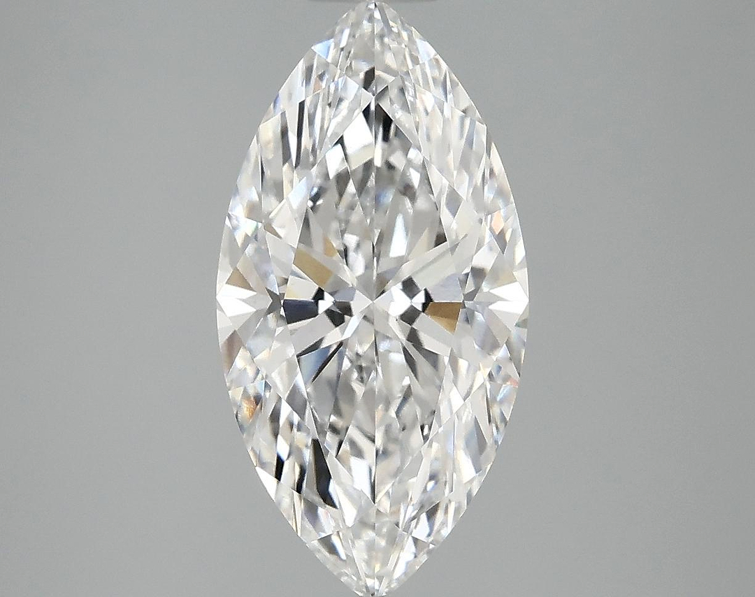 3.07 Carat Marquise Shaped Ideal Cut VVS2 IGI Certified Lab Grown Diamond