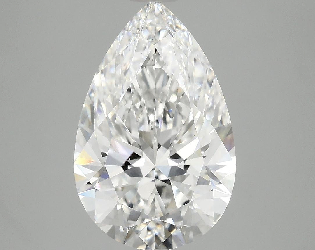 3.09 Carat Pear Shaped Ideal Cut VS1 IGI Certified Lab Grown Diamond