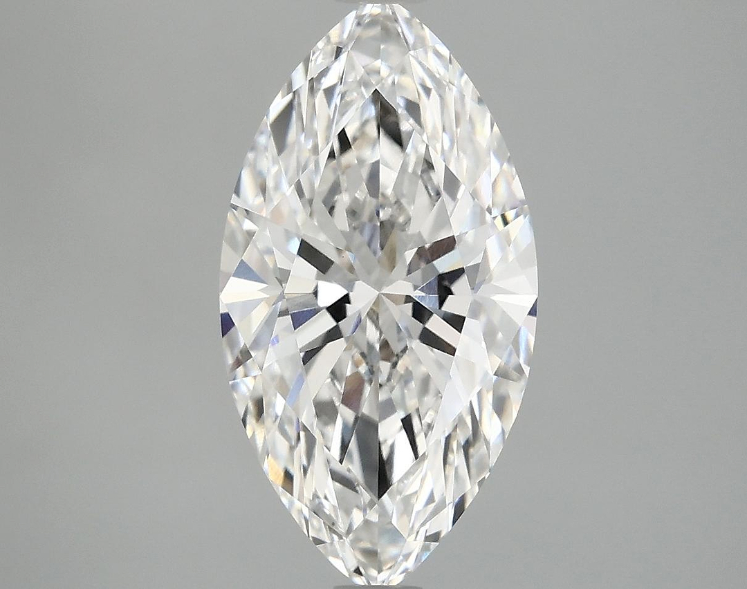 3.04 Carat Marquise Shaped Excellent Cut VVS2 IGI Certified Lab Grown Diamond