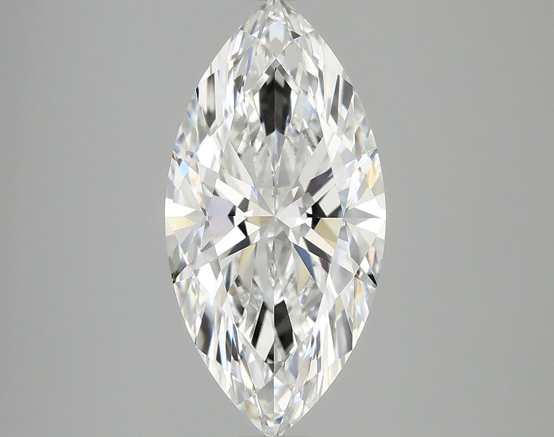 3.02 Carat Marquise Shaped Ideal Cut VVS2 IGI Certified Lab Grown Diamond