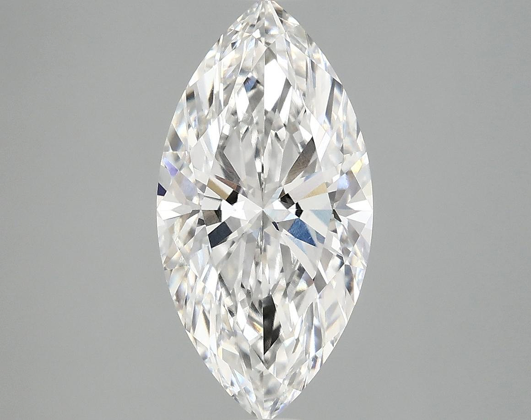 2.57 Carat Marquise Shaped Ideal Cut VVS2 IGI Certified Lab Grown Diamond
