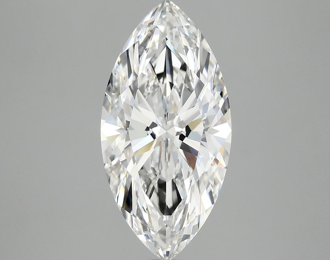 3.09 Carat Marquise Shaped Ideal Cut VVS2 IGI Certified Lab Grown Diamond