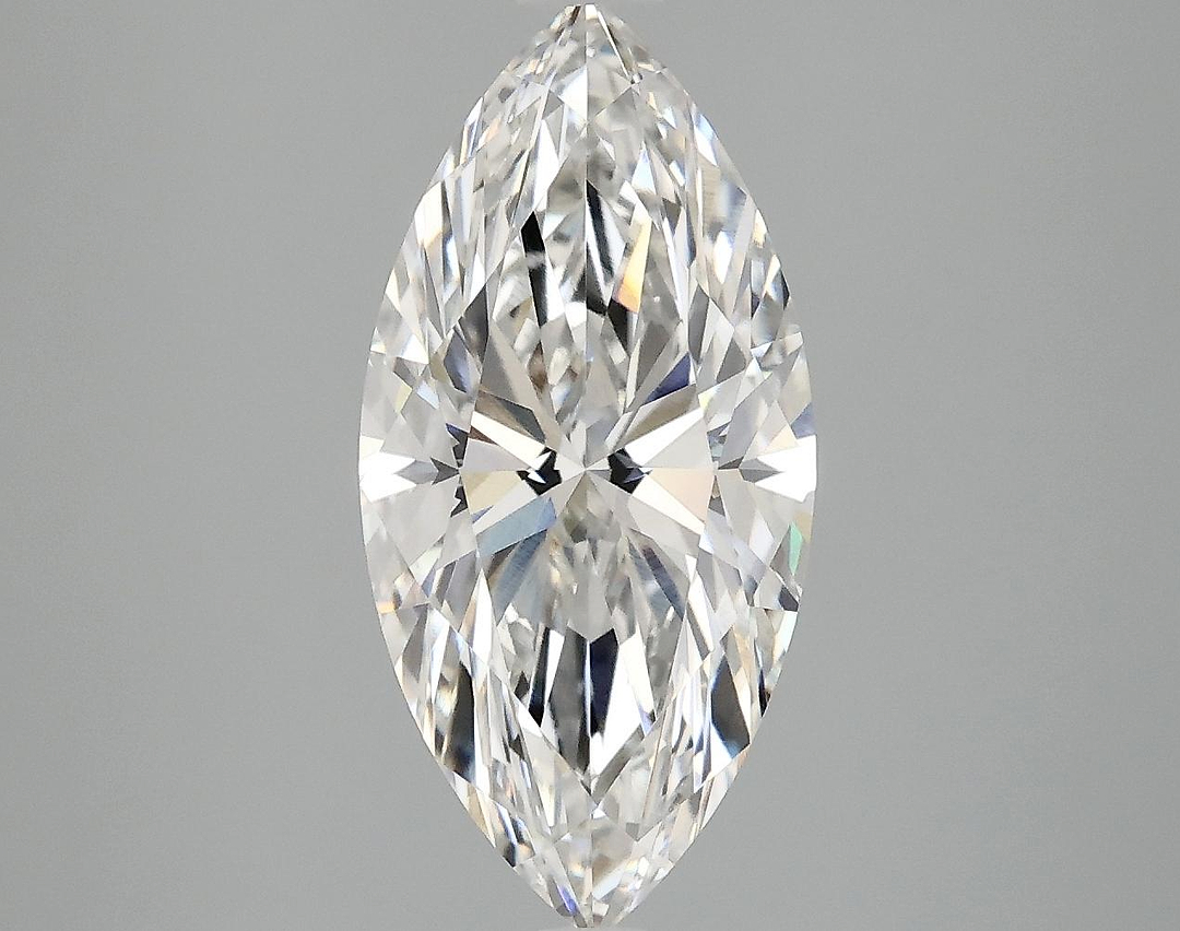 2.97 Carat Marquise Shaped Excellent Cut VVS2 IGI Certified Lab Grown Diamond