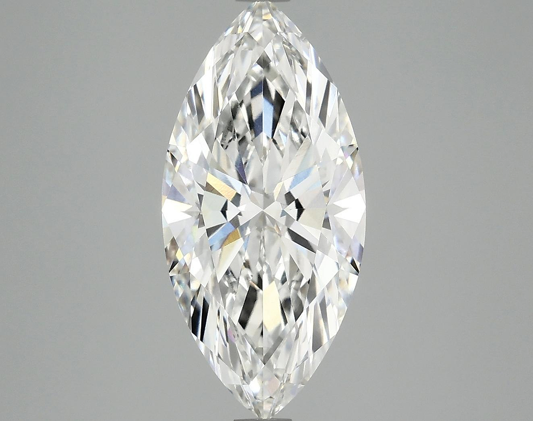 3.02 Carat Marquise Shaped Excellent Cut VVS2 IGI Certified Lab Grown Diamond
