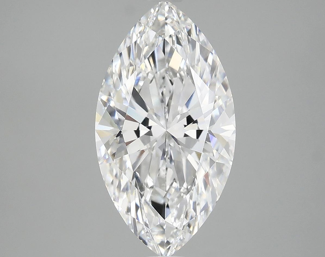 3.08 Carat Marquise Shaped Excellent Cut VVS2 IGI Certified Lab Grown Diamond