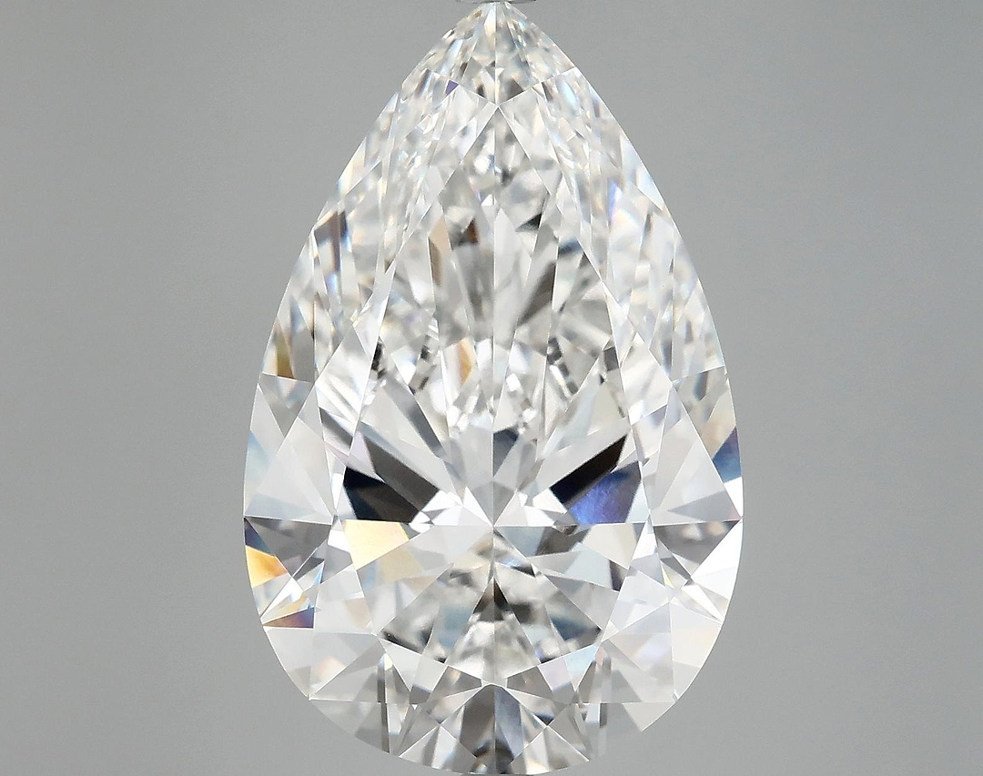 10.36 Carat Pear Shaped Ideal Cut VVS2 IGI Certified Lab Grown Diamond