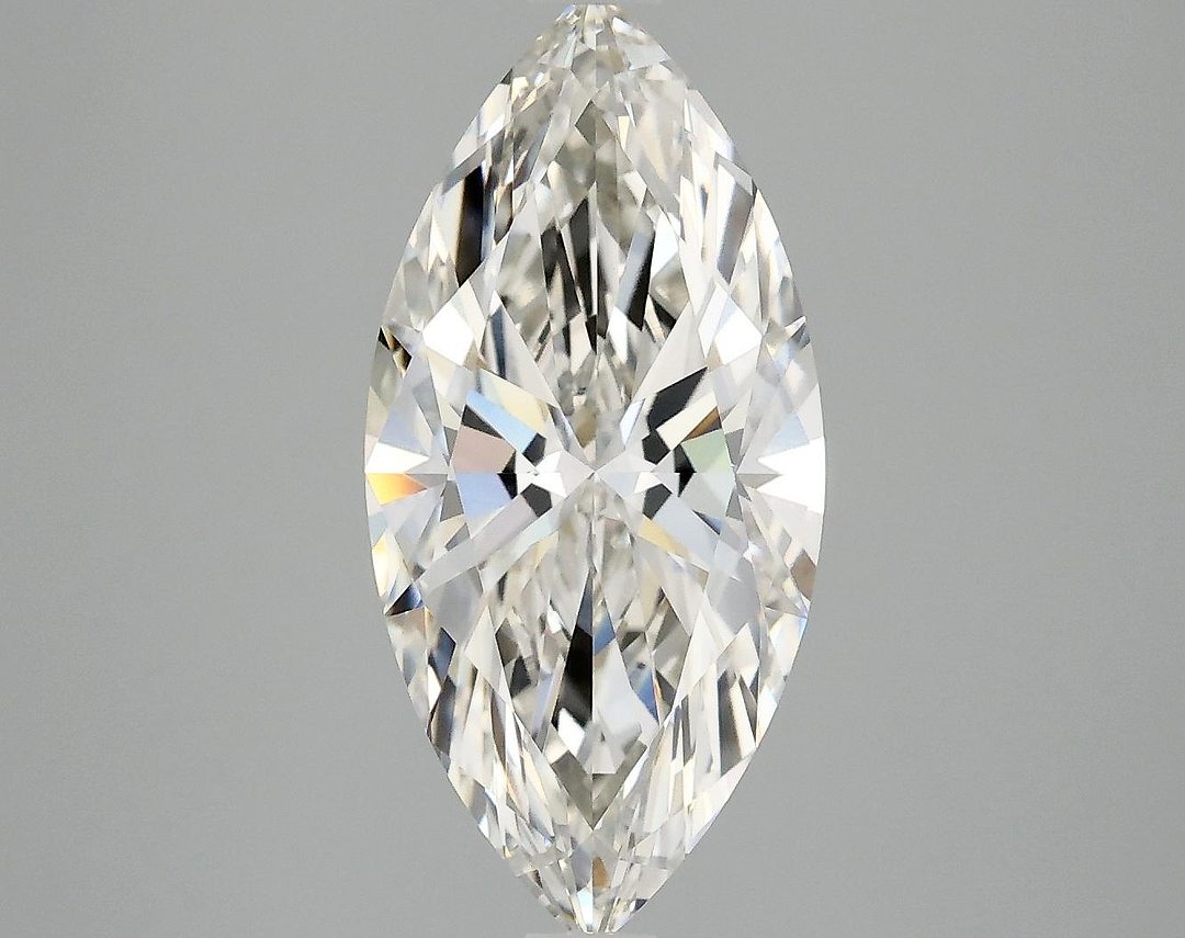 3.02 Carat Marquise Shaped Excellent Cut VVS2 IGI Certified Lab Grown Diamond